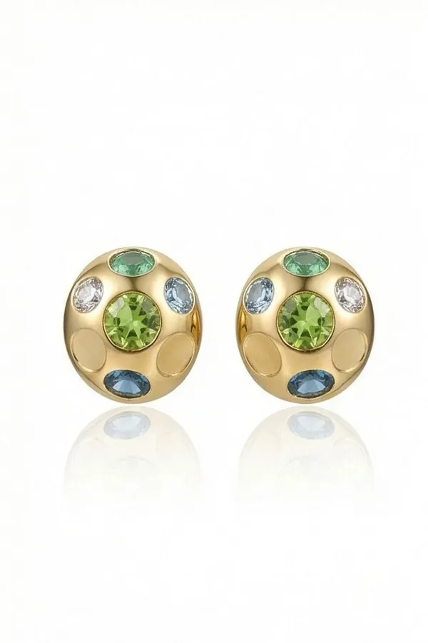 Ishrin_Studio_Ishrin_Studio_Multicolour_Gemstone_Gold_Plated_Stud_Earrings_Alloy,_Stainless_Steel_Stud_Earring