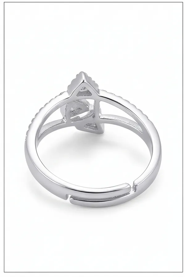 Ishrin_Studio_Silver_Plated_Geometric_Cz_Adjustable_Ring_For_Women_&_Girls_|_Modern_Statement_Cocktail_Ring