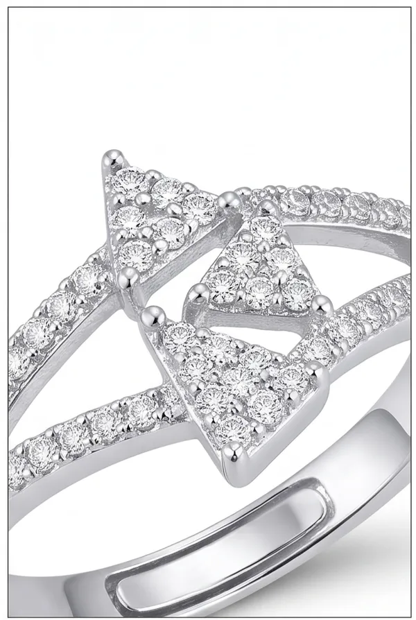 Ishrin_Studio_Silver_Plated_Geometric_Cz_Adjustable_Ring_For_Women_&_Girls_|_Modern_Statement_Cocktail_Ring