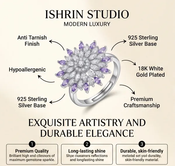 Ishrin_Studio_Anti_Tarnish_Purple_Sunburst_Adjustable_Ring_For_Women_|_925_Silver_Base_White_Gold_Plated_Cz_Floral_Statement_Ring