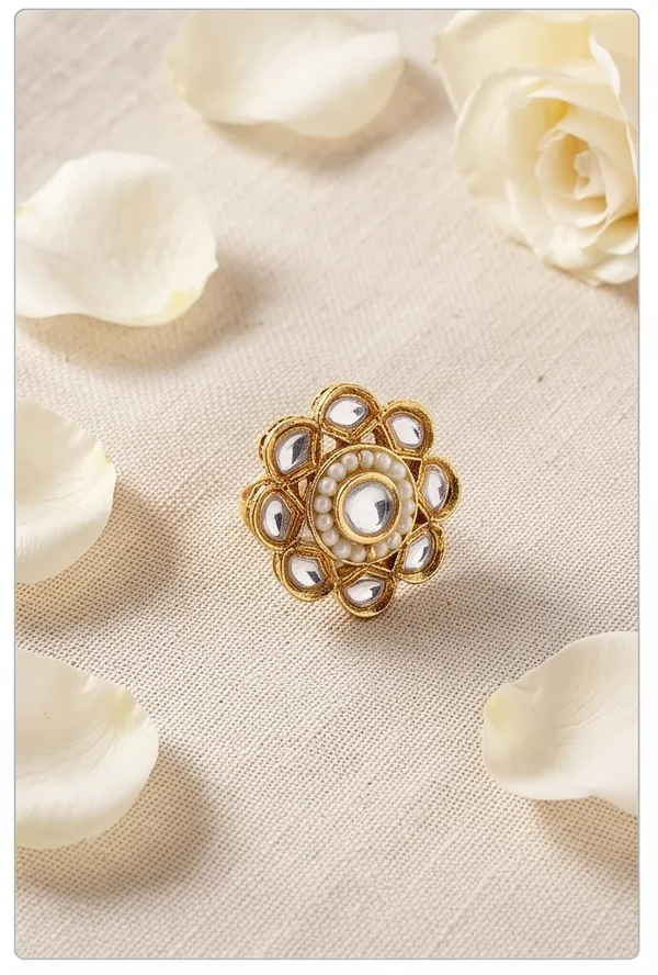 Ishrin_Studio_Traditional_Kundan_Pearl_Adjustable_Ring_For_Women_&_Girls_|_Floral_Statement_Cocktail_Ring