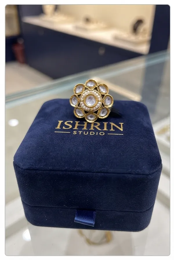 Ishrin_Studio_Traditional_Kundan_Pearl_Adjustable_Ring_For_Women_&_Girls_|_Floral_Statement_Cocktail_Ring