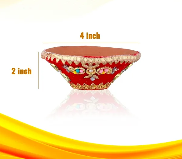 Terracotta_Clay_Wedding_Gold_Embellished_Sakori_Set_Of_5