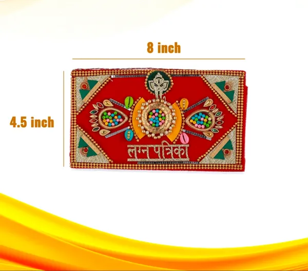 Red_Fabric_Embellished_Lagan_Patrika_Wedding_Envelope_-_Pack_Of_4