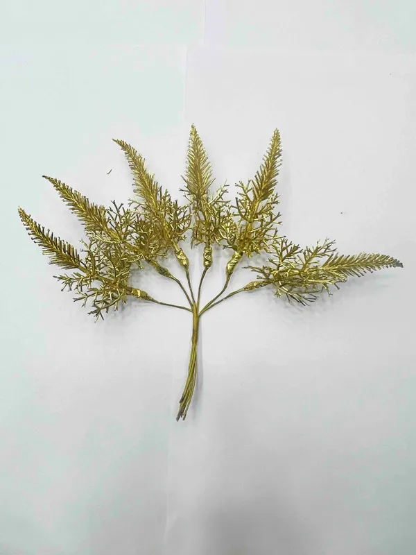 Plastic_Fabric_Decorative_Green_Artificial_Fern_Foliage_Stem