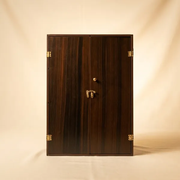 Wood_Brass_Dark_Brown_Lockable_Jewelry_Box