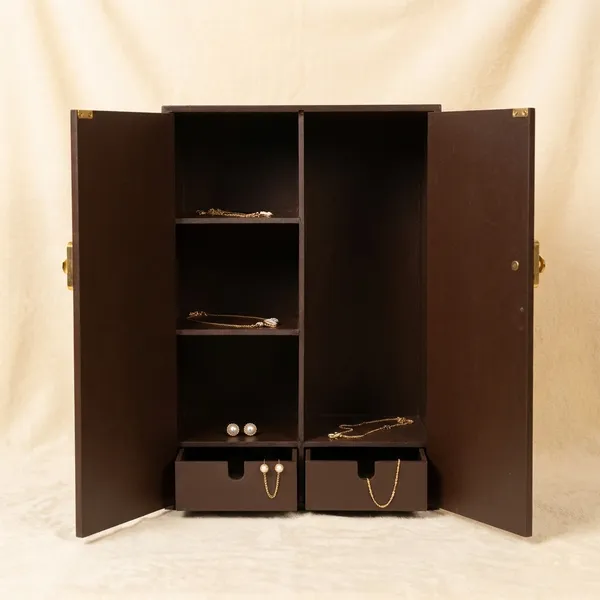 Wood_Brass_Dark_Brown_Lockable_Jewelry_Box
