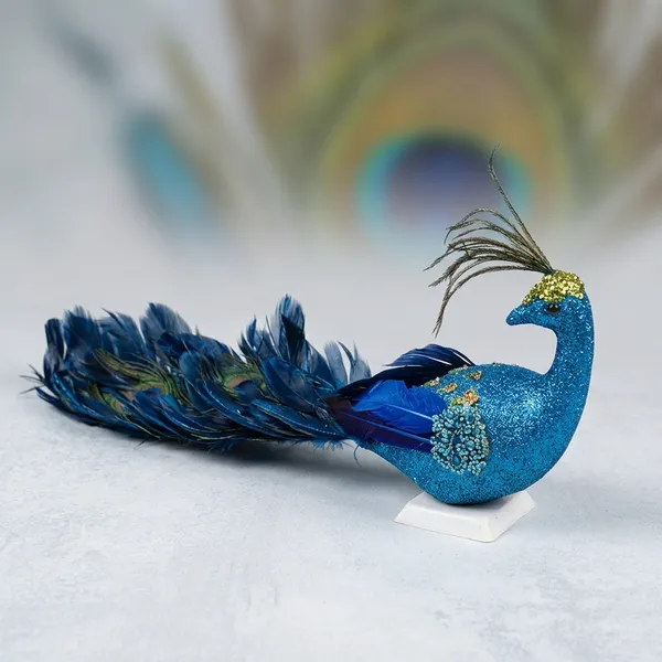 Plastic_Glitter_Blue_Peacock_Feather_Decorative_Showpiece