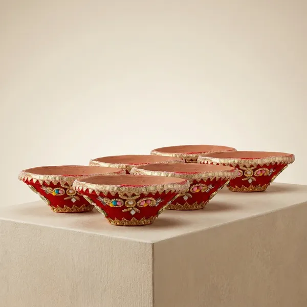 Terracotta_Clay_Wedding_Gold_Embellished_Sakori_Set_Of_5