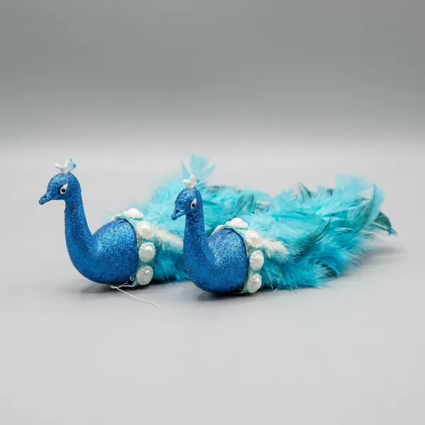Plastic_Blue_Glitter_Peacock_Feather_Tail_Showpiece_-_Set_Of_2