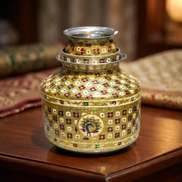 Brass_Gold-Plated_Gemstone_Embellished_Decorative_Pot