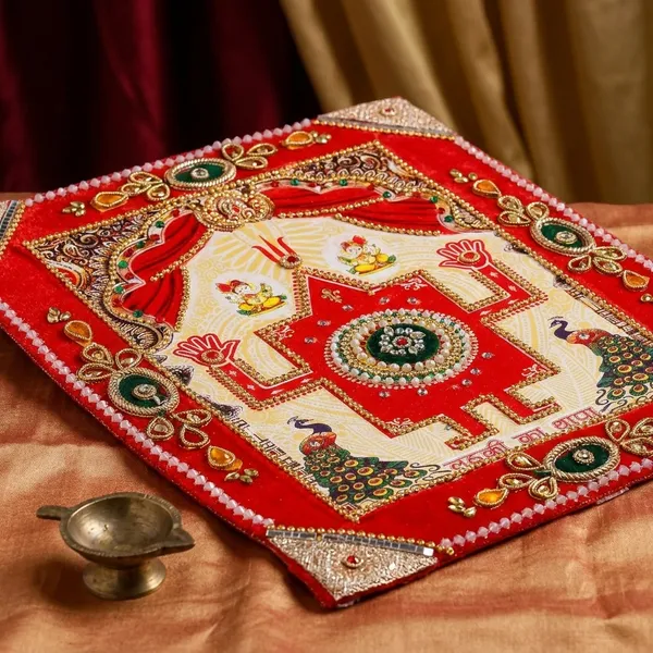 Fabric_Festive_Peacock_Motif_Pooja_Wall_Hanging