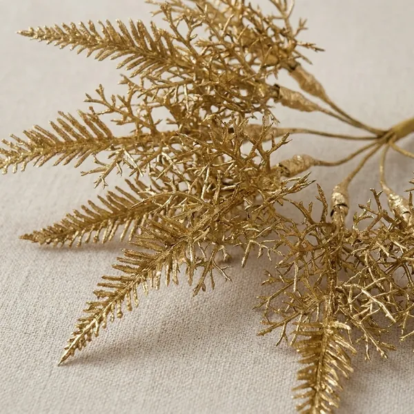 Plastic_Fabric_Decorative_Green_Artificial_Fern_Foliage_Stem