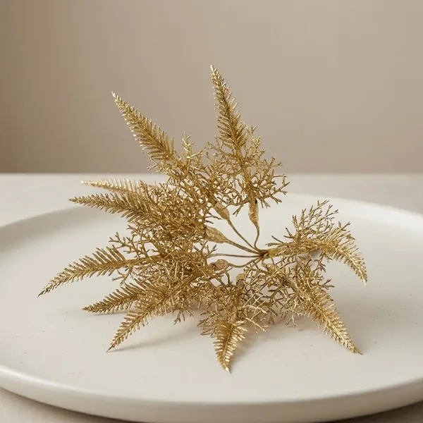 Plastic_Fabric_Decorative_Green_Artificial_Fern_Foliage_Stem