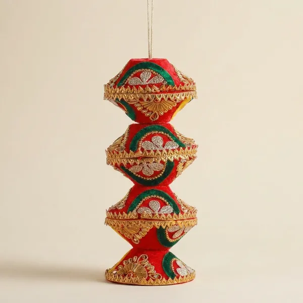 Metal_Fabric_Festive_Embroidered_Diya_Stand