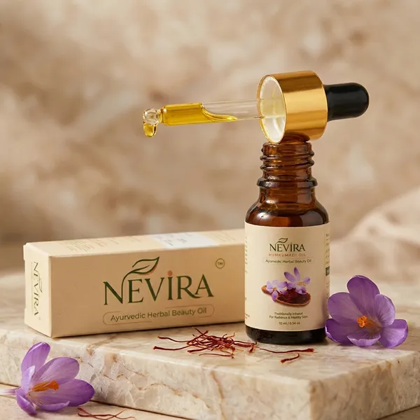 Nevira_Kumkumadi_Ayurvedic_Herbal_Beauty_Oil