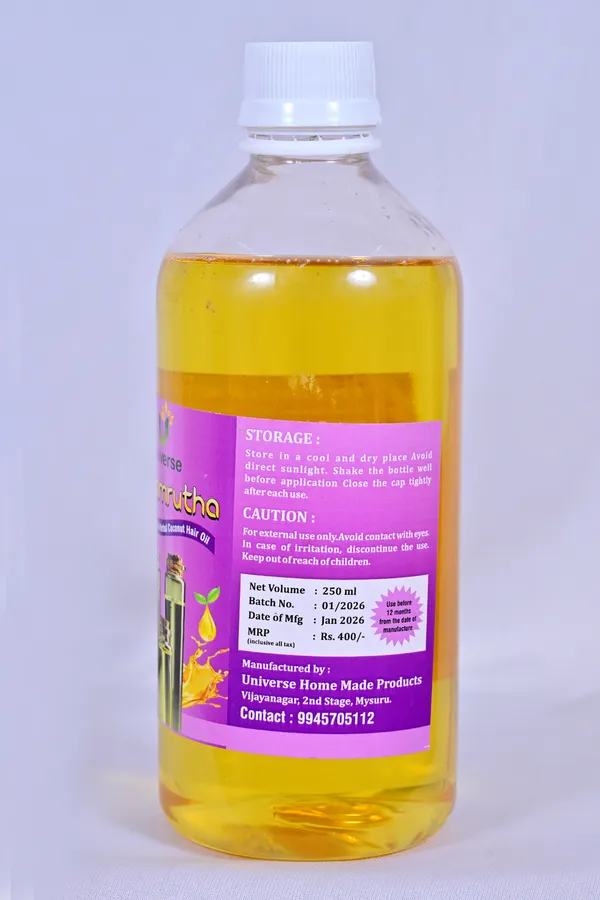 Universe_Keshamrutha_Classic_Herbal_Coconut_Hair_Oil_250ml