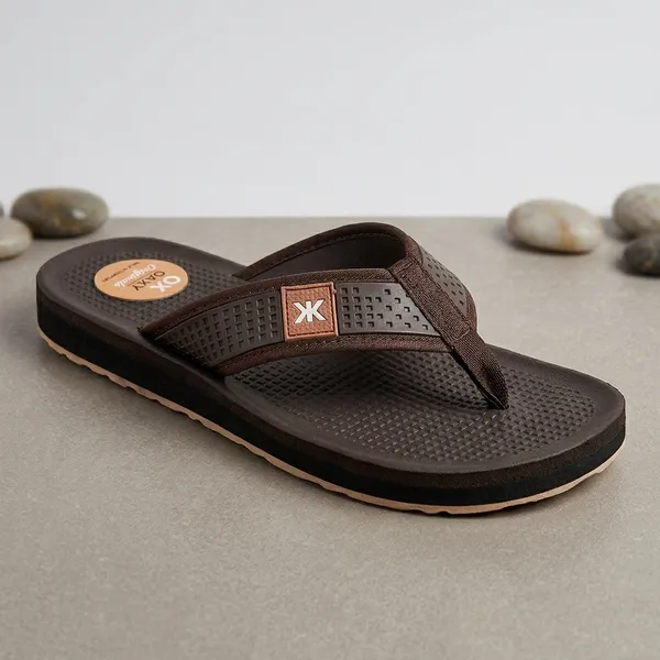 OAKKS_Men's_Thong_Sandals_Duo__Brown_And_Black
