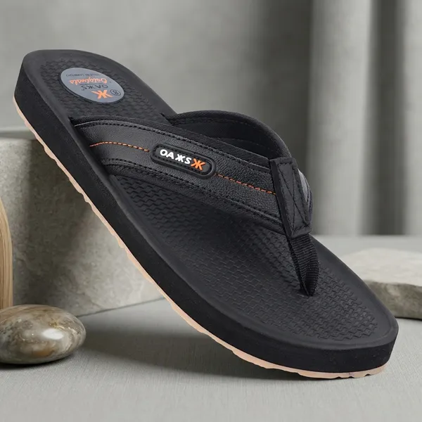 Black_Synthetic_Leather_Casual_Flip_Flops_for_Men