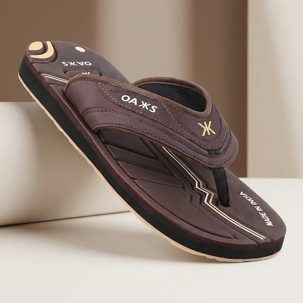 Brown_Padded_Strap_Sandals_For_Men