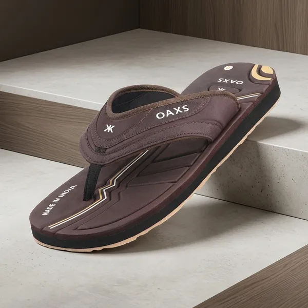 Brown_Padded_Strap_Sandals_For_Men