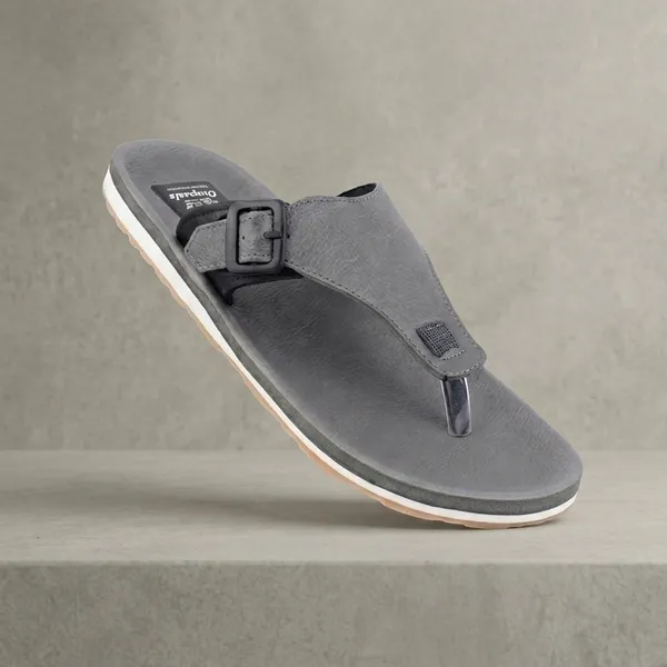 Grey_Buckle_Strap_Flip_Flop_Sandals_for_Men