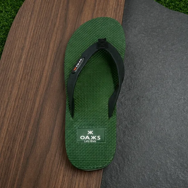 Green_Textured_Flip_Flops_for_Men_by_Oaks