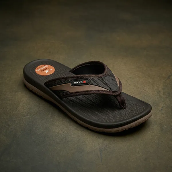 Black_Olive_Brown_Textured_Flip_Flops_for_Men