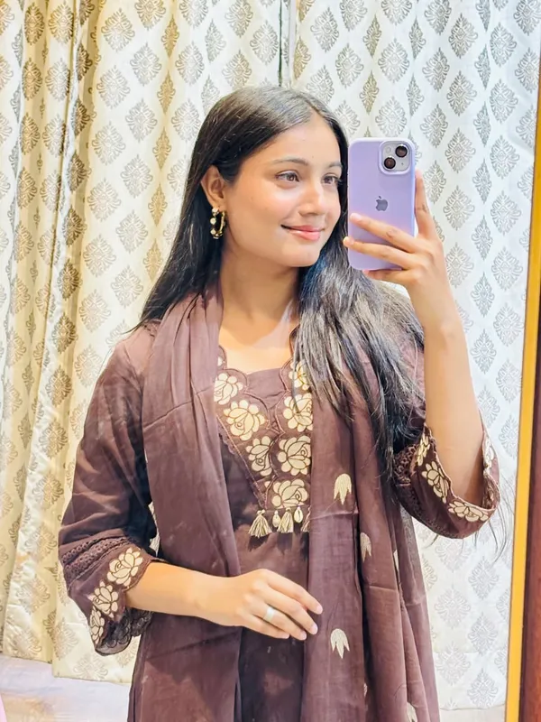 Elegant_Coffee_Brown_Embroidered_Kurta_Set_with_Dupatta