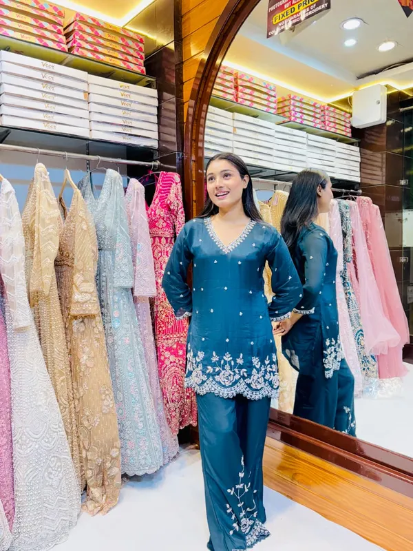Elegant_Teal_Blue_Kurta_Palazzo_Set_with_Beautiful_Handwork