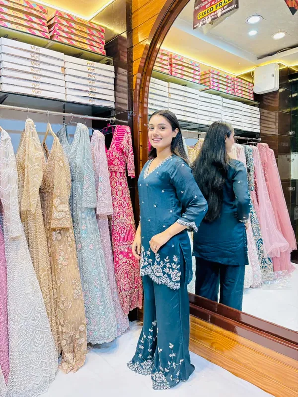Elegant_Teal_Blue_Kurta_Palazzo_Set_with_Beautiful_Handwork