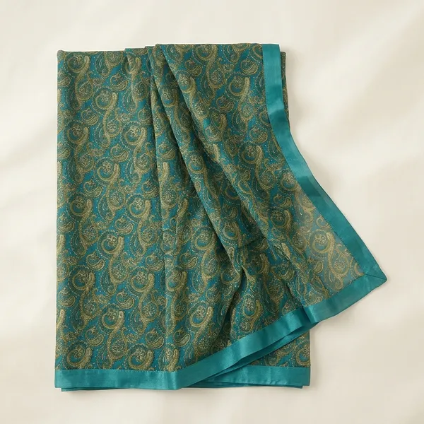Lightweight_And_Graceful_Rama_Colour_Saree