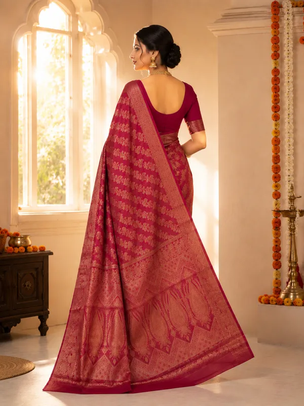 Organza_Silk_Zari_Woven_Traditional_Saree_For_Women