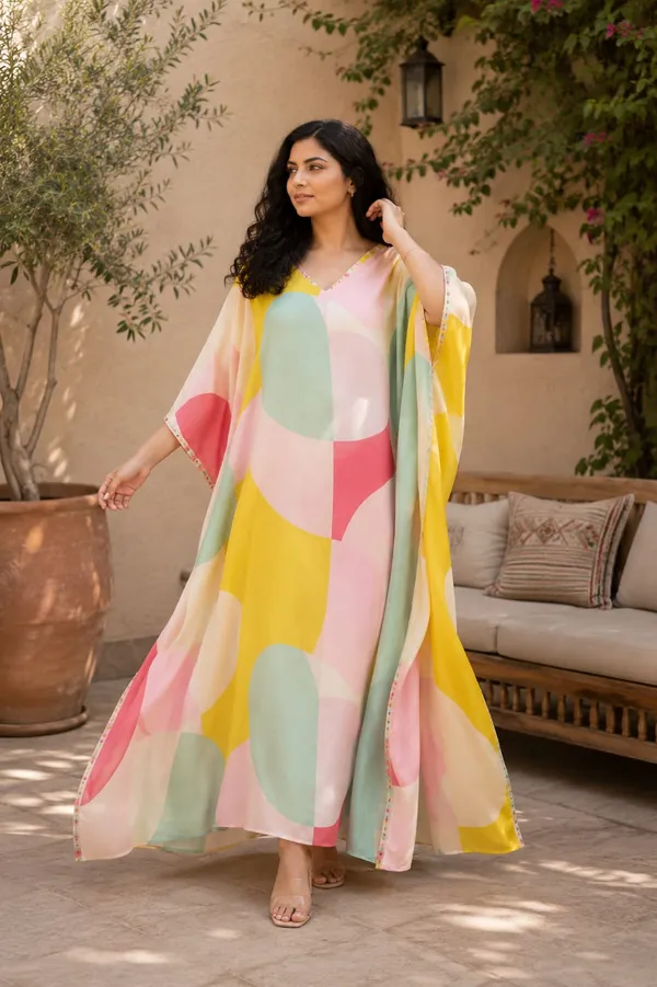 Pure_soft_satin_Digital_printed_KAFTAN