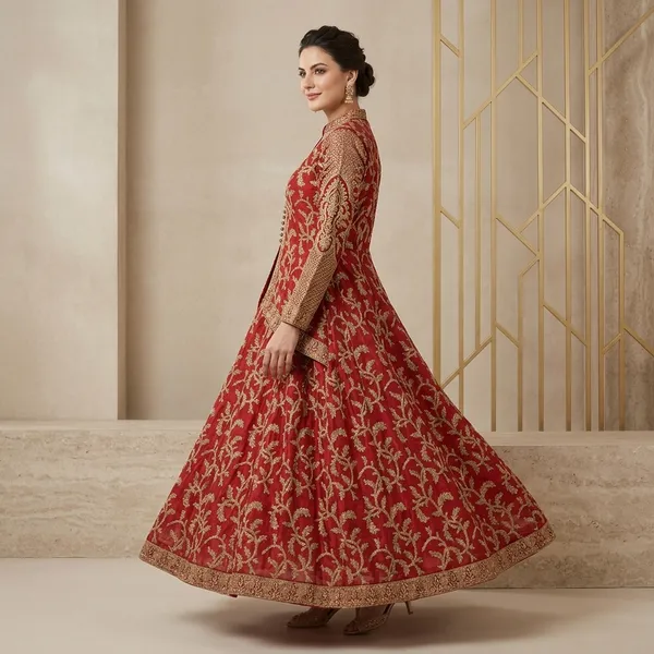 Red_Embroidered_Silk_Blend_Anarkali_Dress_for_Women
