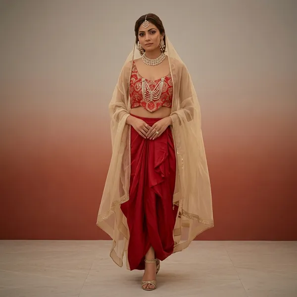 Red_Embellished_Halter_Neck_Dhoti_Set_for_Women