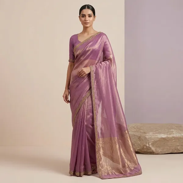 Purple_Organza_Silk_Embellished_Saree_with_Blouse