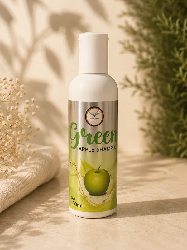 Green_Apple_Aloe_Vera_Jojoba_Nourishing_Hair_Cleansing_Shampoo_100Ml