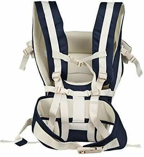 Bdmp_Baby_Carrier_Bag_With_Comfortable_Head_Support_&_Buckle_Straps_Black_Baby_Carrier_Black,_Back_Carry
