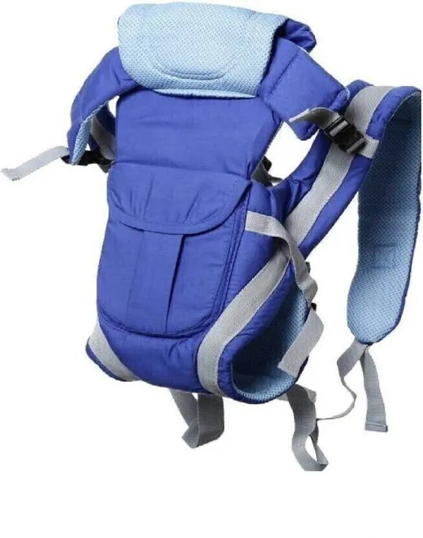 Peony_Baby_Carrier_Bag/Adjustable_Hands_Free_4_In_1_Baby/Baby_Sefty_Belt/Child_Safety_Strip/Baby_Sling_Carrier_Bag/Baby_Back_Carrier_Bag/Kids_Carrier_Bag/Kids_Carrier_Belt_Blue_Baby_Carrie_Baby_Carrier_Blue,_Front_Carry_Facing_In