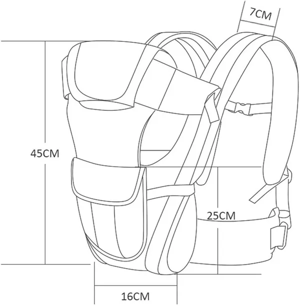 Peony_Baby_Carrier_Bag/Adjustable_Hands_Free_4_In_1_Baby/Baby_Sefty_Belt/Child_Safety_Strip/Baby_Sling_Carrier_Bag/Baby_Back_Carrier_Bag/Kids_Carrier_Bag/Kids_Carrier_Belt_Blue_Baby_Carrie_Baby_Carrier_Blue,_Front_Carry_Facing_In