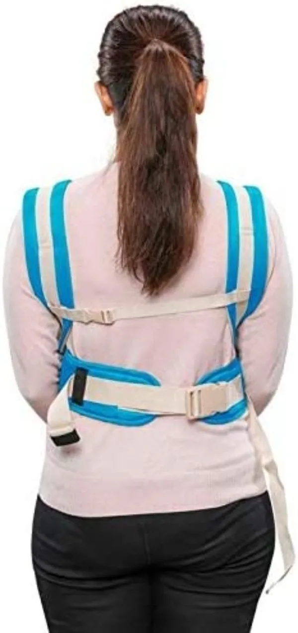 Peony_Baby_Carrier_Bag/Adjustable_Hands_Free_4_In_1_Baby/Baby_Sefty_Belt/Child_Safety_Strip/Baby_Sling_Carrier_Bag/Baby_Back_Carrier_Bag/Kids_Carrier_Bag/Kids_Carrier_Belt_Sky_Blue_Baby_Carrie_Baby_Carrier_Blue,_Front_Carry_Facing_In