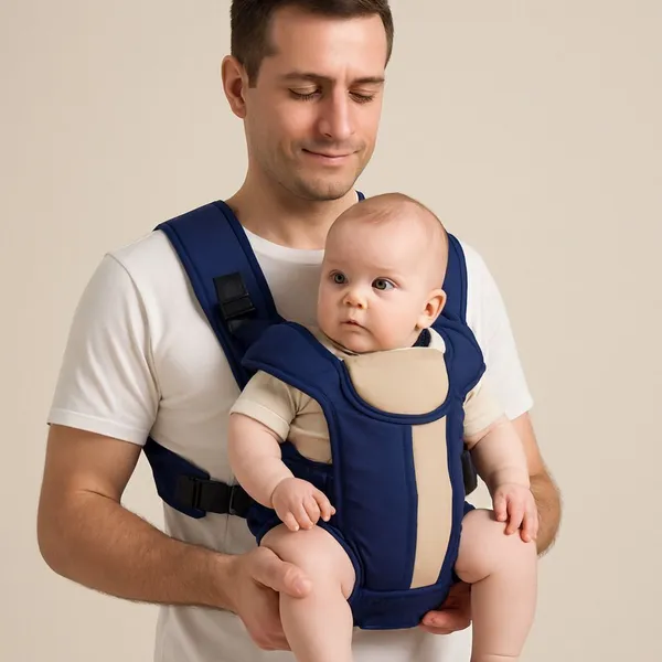 Spirited_Baby_Sefty_Belt/Child_Safety_Strip/Baby_Sling_Carrier_Bag/Baby_Back_Carrier_Bag/Kids_Carrier_Bag/Kids_Carrier_Belt_Baby_Carrier_Blue,_Front_Carry_Facing_Out