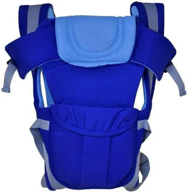 Little_Monkeys_4_In_1_Position_With_Comfortable_Head_Support_&_Buckle_Straps_Baby_Carrier_Baby_Carrier_Royal_Blue,_Front_Carry_Facing_Out