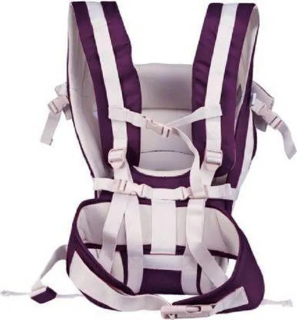 Little_Monkeys_4_In_1_Position_With_Comfortable_Head_Support_&_Buckle_Straps_Baby_Carrier_Baby_Carrier_Wine,_Front_Carry_Facing_Out