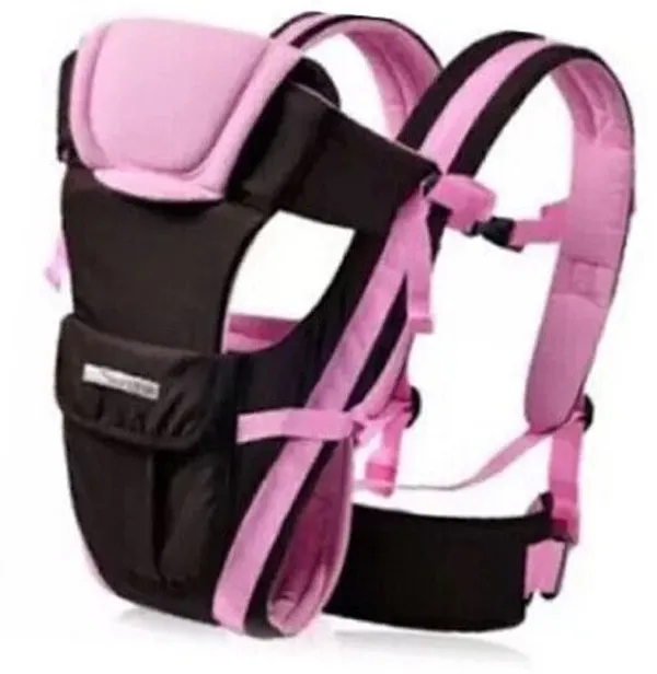 Drize_High_Quality_Baby_Carrier_With_Strong_Belt_4-In-1_Adjustable_Baby_Carrier_Cum_Kangaroo_Bag/Honeycomb_Texture_Baby_Carry_Sling/Back/Front_Carrier_For_Baby_With_Safety_Belt_And_Buckle_Straps_Baby_Carrier_(Dark_Red,_Front_Carry_Facing_In)
