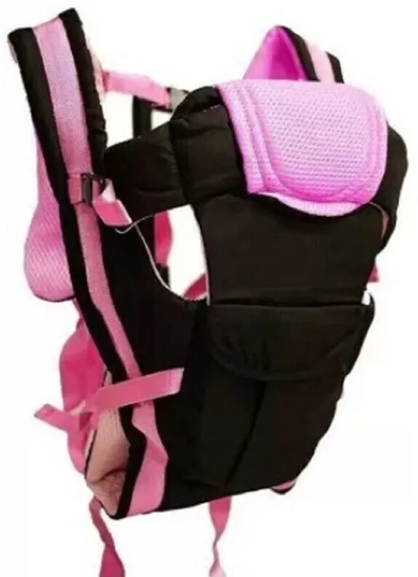 Drize_High_Quality_Baby_Carrier_With_Strong_Belt_4-In-1_Adjustable_Baby_Carrier_Cum_Kangaroo_Bag/Honeycomb_Texture_Baby_Carry_Sling/Back/Front_Carrier_For_Baby_With_Safety_Belt_And_Buckle_Straps_Baby_Carrier_(Dark_Red,_Front_Carry_Facing_In)