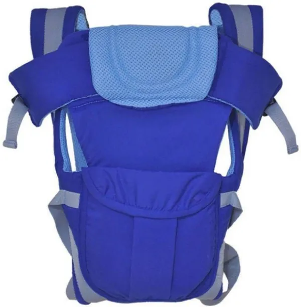 Hanu_Enterprises_Kids_4-In-1_Adjustable_Baby_Carrier_Cum_Kangaroo_Bag/Baby_Carry_Sling/Back/Front_Carrier_For_Baby_With_Safety_Belt_And_Buckle_Straps_Blue_Baby_Carrier_Blue,_Front_Carry_Facing_Out