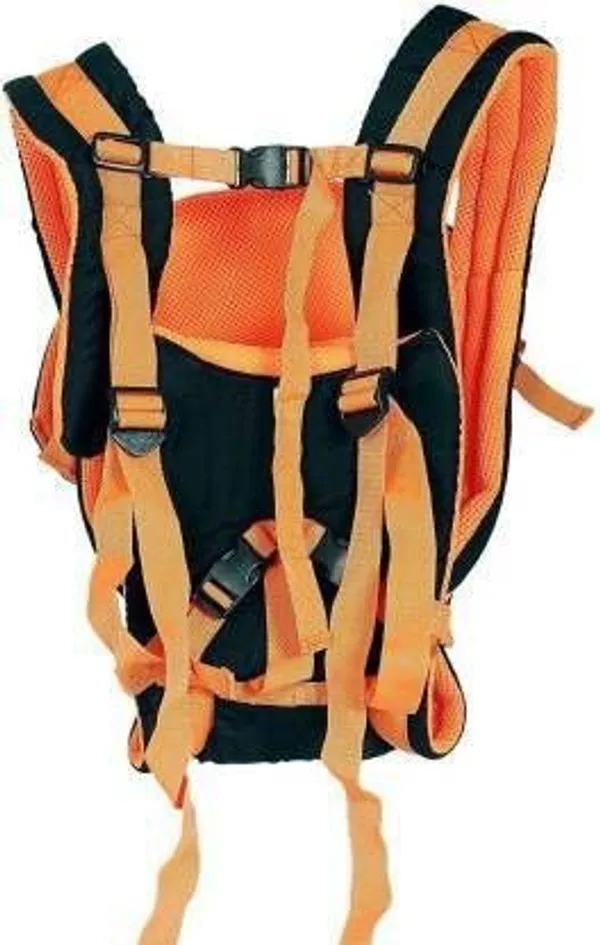 Chicbunny_Baby_Front_Carrier_Shoulder_Belt_,_Cuddler_Kids_Facing_In_And_Out_Position,_Sling_Backpack_Baby_Holding_Strap_Adjustable_Carry_Bag_Baby_Carrier_Orange,_Front_Carry_Facing_Out
