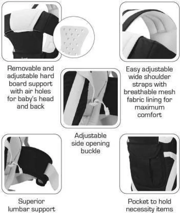 Bmtoys_Baby_Black_Carrier_Baby_Carrier_Black,_Back_Carry
